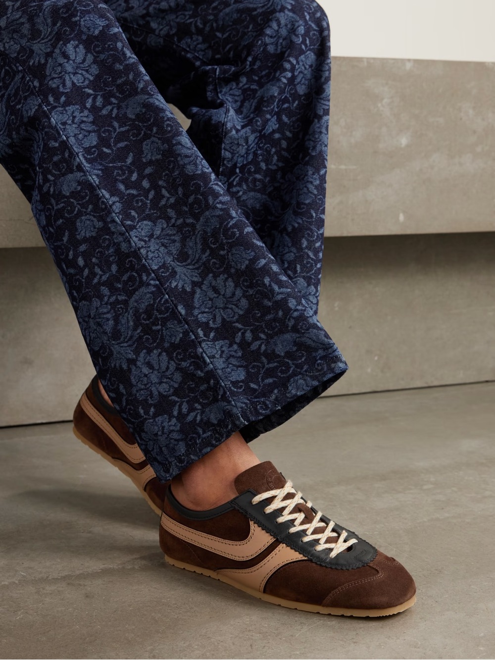 ISO Dries Van Noten Dark Brown sneaker